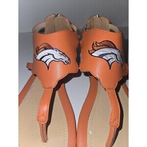 NFL football Denver Broncos Women's Gladiator Sandals size 8